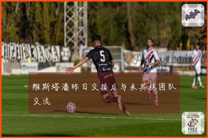 维斯塔潘昨日交接后与米其林团队交流